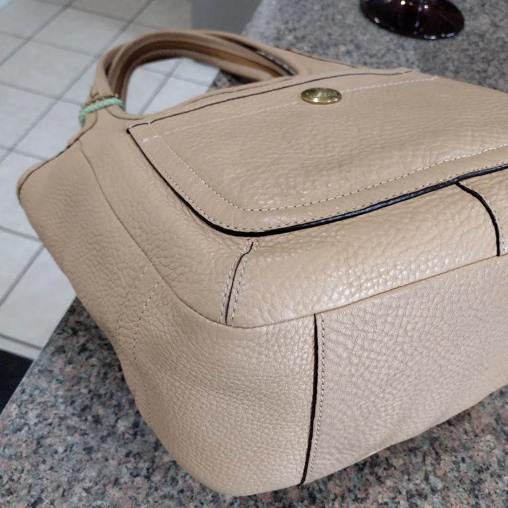 COACH Legacy Pebble Leather Ergo Tote